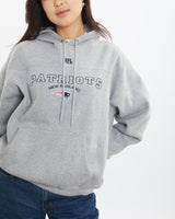 Vintage NFL New England Patriots Hooded Sweatshirt <br>S , The Real Deal , newtown, sydney, australia, thrift store, opshop, preloved, secondhand, sustainable, retro, antique, 70s, 80s, 90s, 2000s, 00s, fashion, clothing, streetwear, trendy, garment, style, boutique, store, shop, archive, sale, cheap, best, top