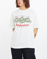 Vintage 1995 Budweiser Tee <br>M , The Real Deal , newtown, sydney, australia, thrift store, opshop, preloved, secondhand, sustainable, retro, antique, 70s, 80s, 90s, 2000s, 00s, fashion, clothing, streetwear, trendy, garment, style, boutique, store, shop, archive, sale, cheap, best, top