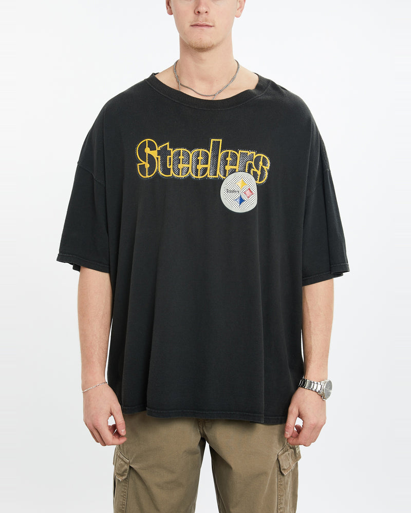 Vintage NFL Pittsburgh Steelers Tee <br>XXL , The Real Deal , newtown, sydney, australia, thrift store, opshop, preloved, secondhand, sustainable, retro, antique, 70s, 80s, 90s, 2000s, 00s, fashion, clothing, streetwear, trendy, garment, style, boutique, store, shop, archive, sale, cheap, best, top