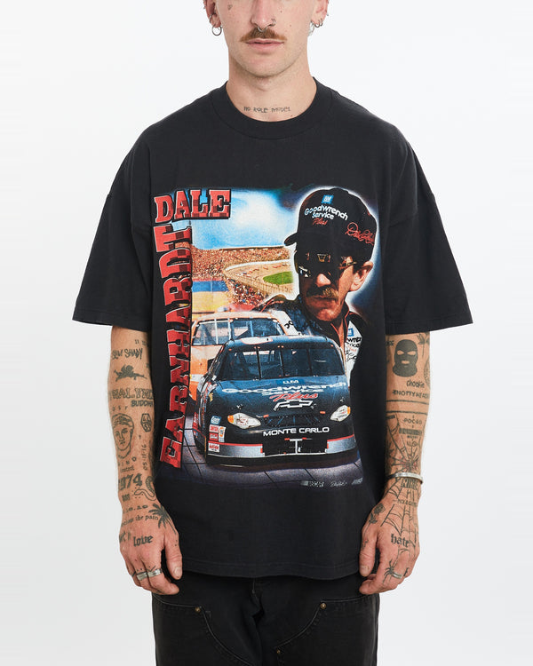 Vintage Dale Earnhardt NASCAR Racing Tee <br>L , The Real Deal , newtown, sydney, australia, thrift store, opshop, preloved, secondhand, sustainable, retro, antique, 70s, 80s, 90s, 2000s, 00s, fashion, clothing, streetwear, trendy, garment, style, boutique, store, shop, archive, sale, cheap, best, top