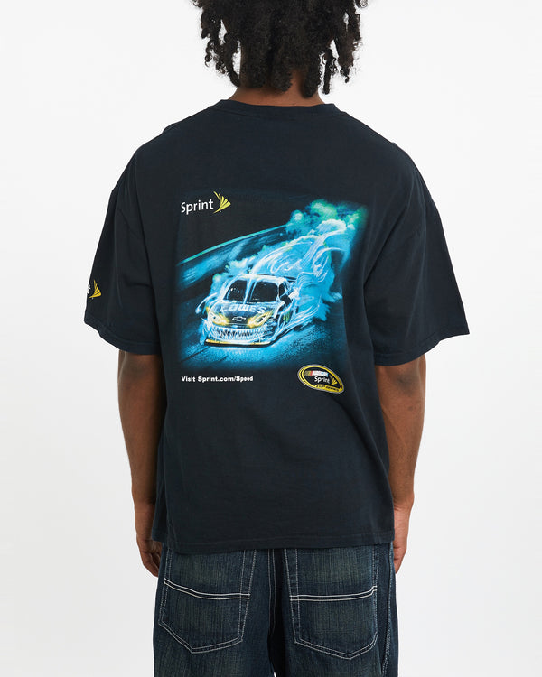 Vintage NASCAR Racing Tee <br>L , The Real Deal , newtown, sydney, australia, thrift store, opshop, preloved, secondhand, sustainable, retro, antique, 70s, 80s, 90s, 2000s, 00s, fashion, clothing, streetwear, trendy, garment, style, boutique, store, shop, archive, sale, cheap, best, top