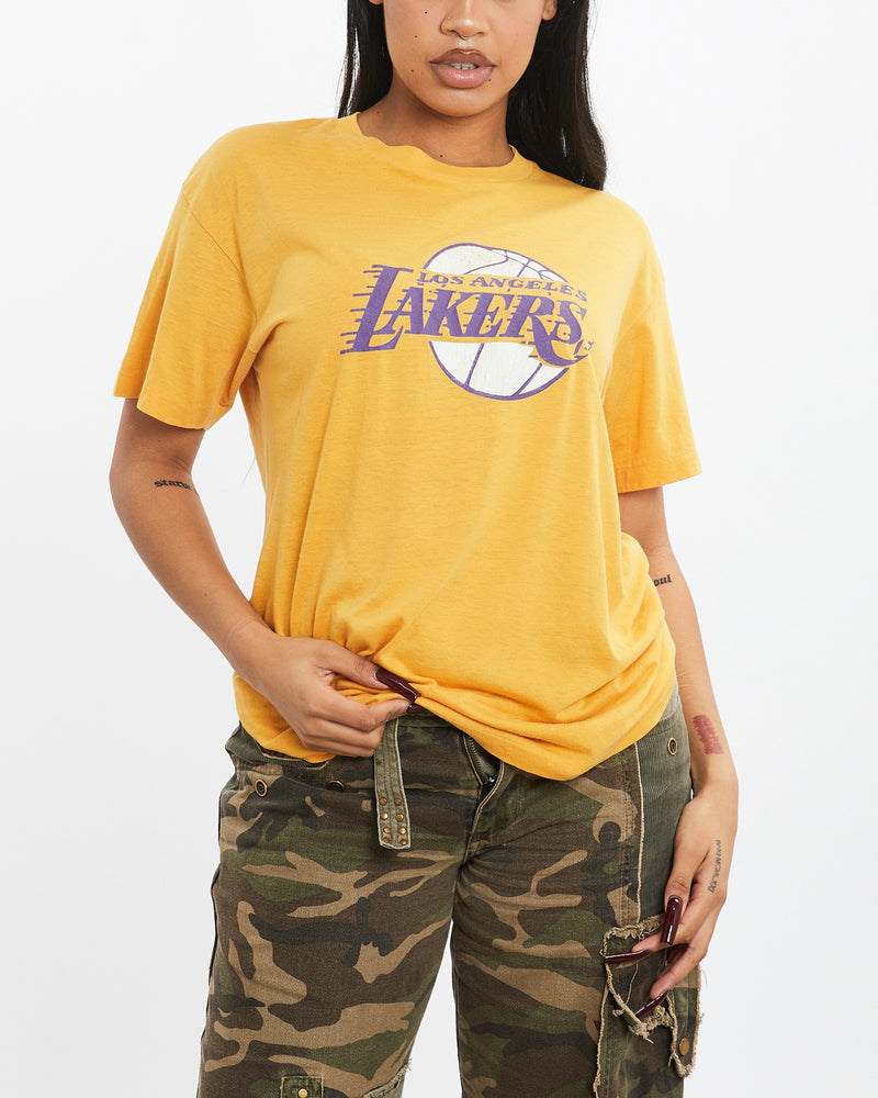 Vintage 80s NBA Los Angeles Lakers Tee <br>S , The Real Deal , newtown, sydney, australia, thrift store, opshop, preloved, secondhand, sustainable, retro, antique, 70s, 80s, 90s, 2000s, 00s, fashion, clothing, streetwear, trendy, garment, style, boutique, store, shop, archive, sale, cheap, best, top