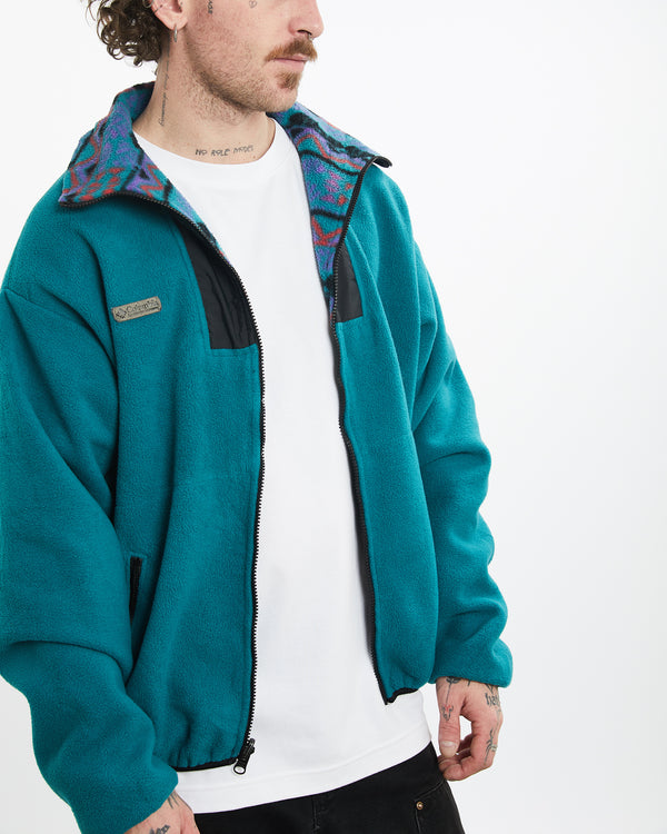 Vintage 90s Columbia Full Zip Fleece Jacket <br>L