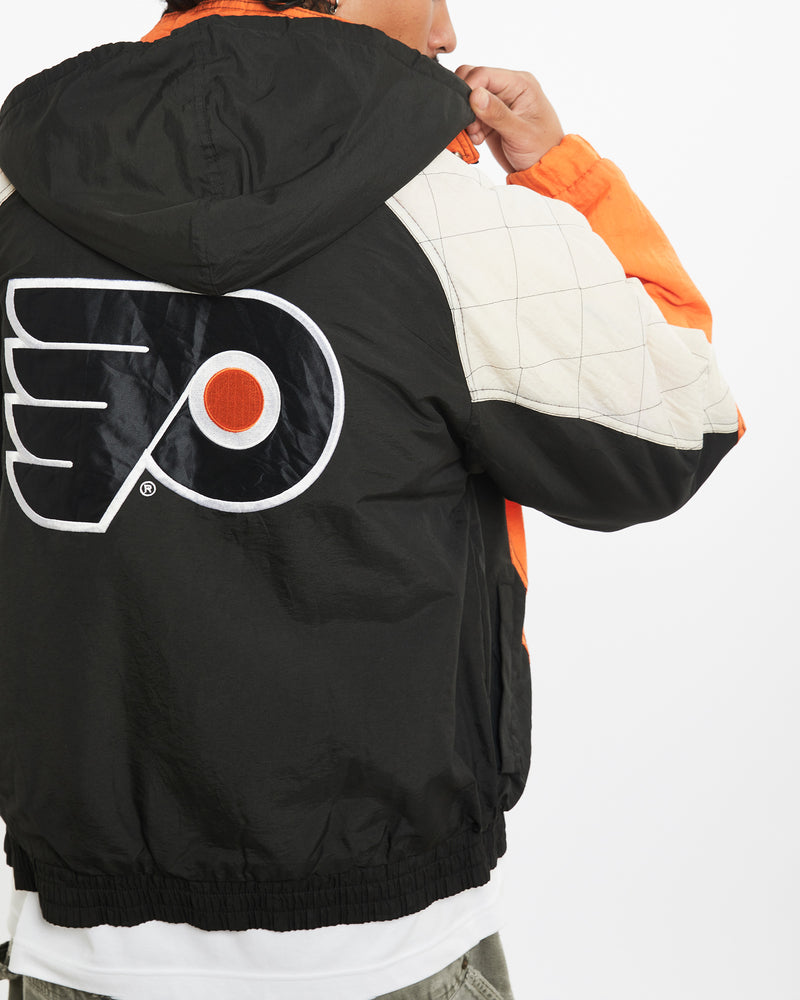 Vintage 90s Starter NHL Philadelphia Flyers Jacket <br>M , The Real Deal , newtown, sydney, australia, thrift store, opshop, preloved, secondhand, sustainable, retro, antique, 70s, 80s, 90s, 2000s, 00s, fashion, clothing, streetwear, trendy, garment, style, boutique, store, shop, archive, sale, cheap, best, top