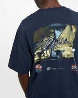 Vintage NASCAR Racing Tee <br>L , The Real Deal , newtown, sydney, australia, thrift store, opshop, preloved, secondhand, sustainable, retro, antique, 70s, 80s, 90s, 2000s, 00s, fashion, clothing, streetwear, trendy, garment, style, boutique, store, shop, archive, sale, cheap, best, top