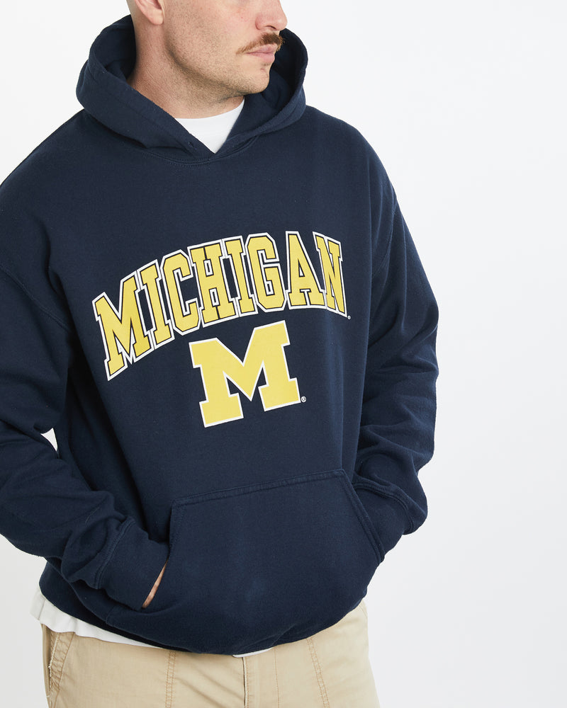 Vintage Michigan State University Hooded Sweatshirt <br>L