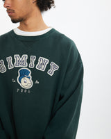 Vintage Disney Jiminy Cricket Sweatshirt <br>M , The Real Deal , newtown, sydney, australia, thrift store, opshop, preloved, secondhand, sustainable, retro, antique, 70s, 80s, 90s, 2000s, 00s, fashion, clothing, streetwear, trendy, garment, style, boutique, store, shop, archive, sale, cheap, best, top