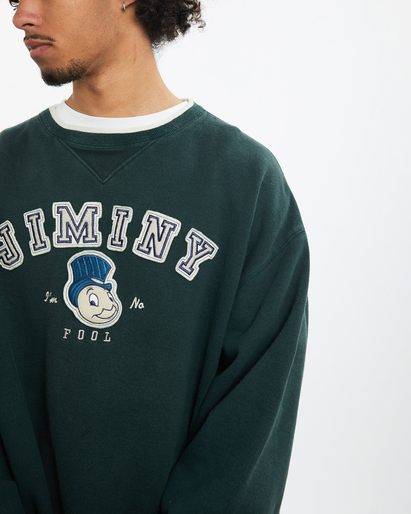 Vintage Disney Jiminy Cricket Sweatshirt <br>M