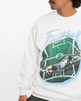 Vintage 90s Football Sweatshirt <br>L