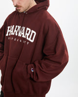 Vintage Champion Harvard University Hooded Sweatshirt <br>XL , The Real Deal , newtown, sydney, australia, thrift store, opshop, preloved, secondhand, sustainable, retro, antique, 70s, 80s, 90s, 2000s, 00s, fashion, clothing, streetwear, trendy, garment, style, boutique, store, shop, archive, sale, cheap, best, top