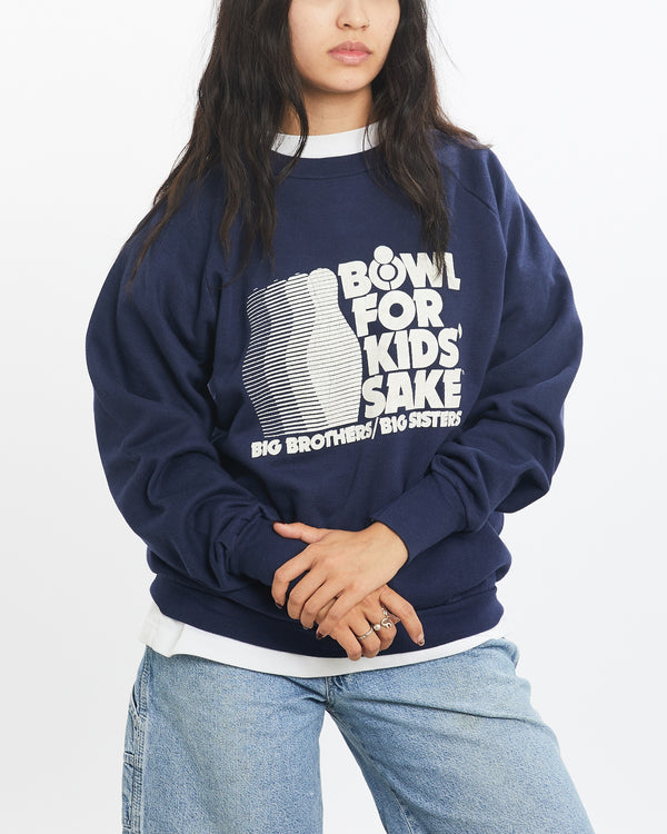 Vintage 80s 'Bowl For Kids Sake' Sweatshirt <br>XS