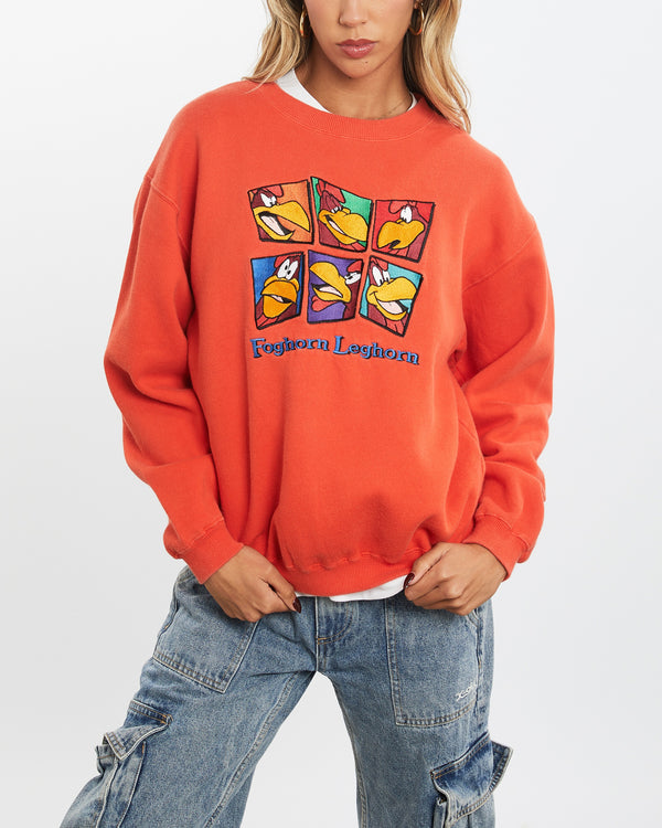 Vintage 1996 Foghorn Leghorn Looney Tunes Sweatshirt <br>XS , The Real Deal , newtown, sydney, australia, thrift store, opshop, preloved, secondhand, sustainable, retro, antique, 70s, 80s, 90s, 2000s, 00s, fashion, clothing, streetwear, trendy, garment, style, boutique, store, shop, archive, sale, cheap, best, top