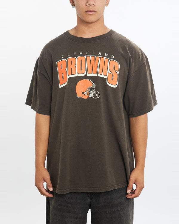 Vintage NFL Cleveland Browns Tee <br>L , The Real Deal , newtown, sydney, australia, thrift store, opshop, preloved, secondhand, sustainable, retro, antique, 70s, 80s, 90s, 2000s, 00s, fashion, clothing, streetwear, trendy, garment, style, boutique, store, shop, archive, sale, cheap, best, top