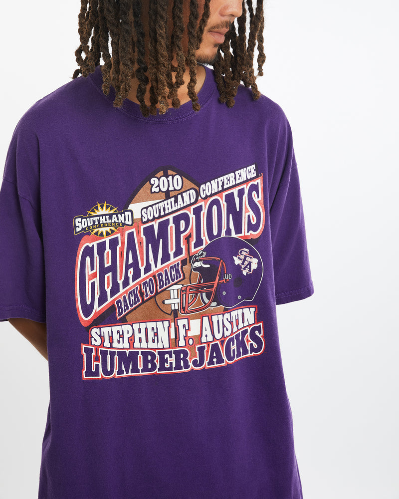 Vintage NCAA Stephen F. Austin Lumberjacks Tee <br>L