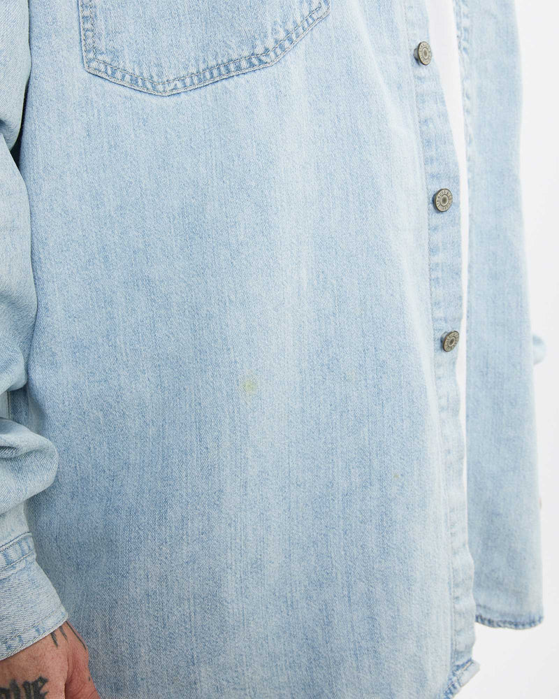 Vintage 90s Levi's Denim Button Up Shirt <br>L , The Real Deal , newtown, sydney, australia, thrift store, opshop, preloved, secondhand, sustainable, retro, antique, 70s, 80s, 90s, 2000s, 00s, fashion, clothing, streetwear, trendy, garment, style, boutique, store, shop, archive, sale, cheap, best, top