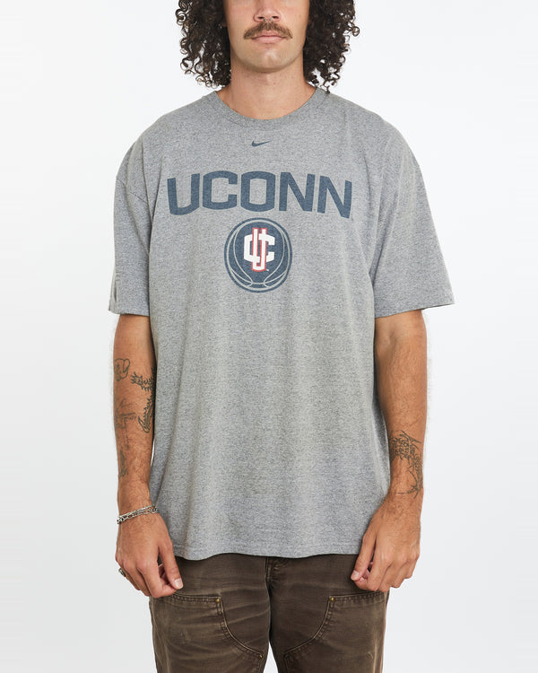 Vintage Nike NCAA UConn Huskies Basketball Tee <br>XL , The Real Deal , newtown, sydney, australia, thrift store, opshop, preloved, secondhand, sustainable, retro, antique, 70s, 80s, 90s, 2000s, 00s, fashion, clothing, streetwear, trendy, garment, style, boutique, store, shop, archive, sale, cheap, best, top