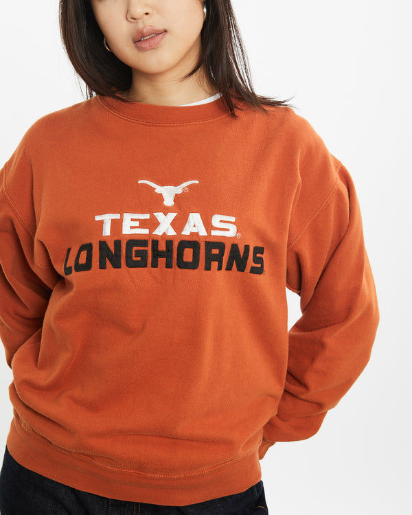 Vintage NCAA Texas Longhorns Sweatshirt <br>S , The Real Deal , newtown, sydney, australia, thrift store, opshop, preloved, secondhand, sustainable, retro, antique, 70s, 80s, 90s, 2000s, 00s, fashion, clothing, streetwear, trendy, garment, style, boutique, store, shop, archive, sale, cheap, best, top