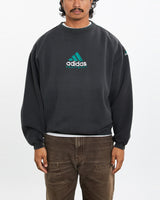 Vintage 90s Adidas Equipment Sweatshirt <br>L , The Real Deal , newtown, sydney, australia, thrift store, opshop, preloved, secondhand, sustainable, retro, antique, 70s, 80s, 90s, 2000s, 00s, fashion, clothing, streetwear, trendy, garment, style, boutique, store, shop, archive, sale, cheap, best, top