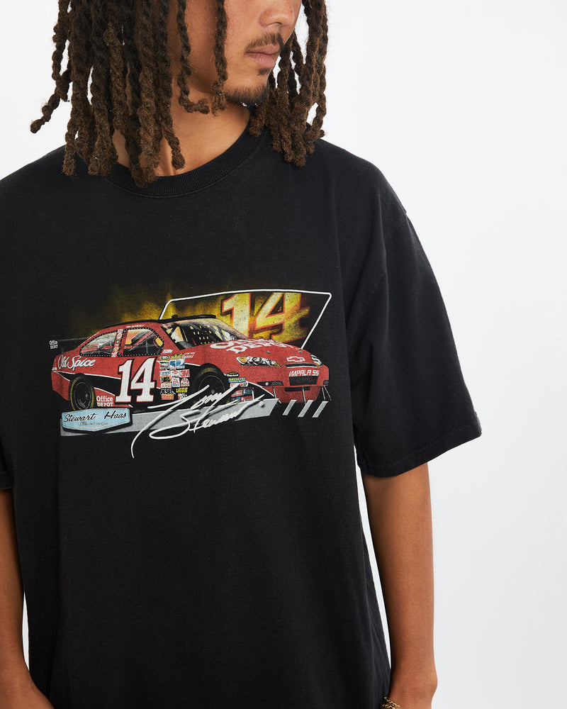 Vintage NASCAR Racing Tee <br>L , The Real Deal , newtown, sydney, australia, thrift store, opshop, preloved, secondhand, sustainable, retro, antique, 70s, 80s, 90s, 2000s, 00s, fashion, clothing, streetwear, trendy, garment, style, boutique, store, shop, archive, sale, cheap, best, top