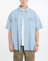 Vintage Carhartt Denim Button Up Shirt <br>XXL