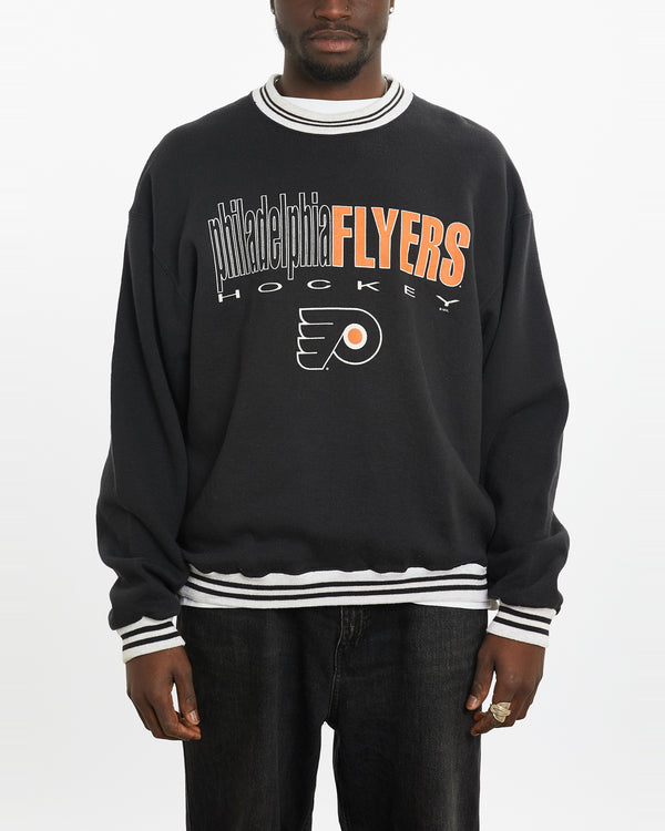 Vintage 90s NHL Philadelphia Flyers Sweatshirt <br>L , The Real Deal , newtown, sydney, australia, thrift store, opshop, preloved, secondhand, sustainable, retro, antique, 70s, 80s, 90s, 2000s, 00s, fashion, clothing, streetwear, trendy, garment, style, boutique, store, shop, archive, sale, cheap, best, top