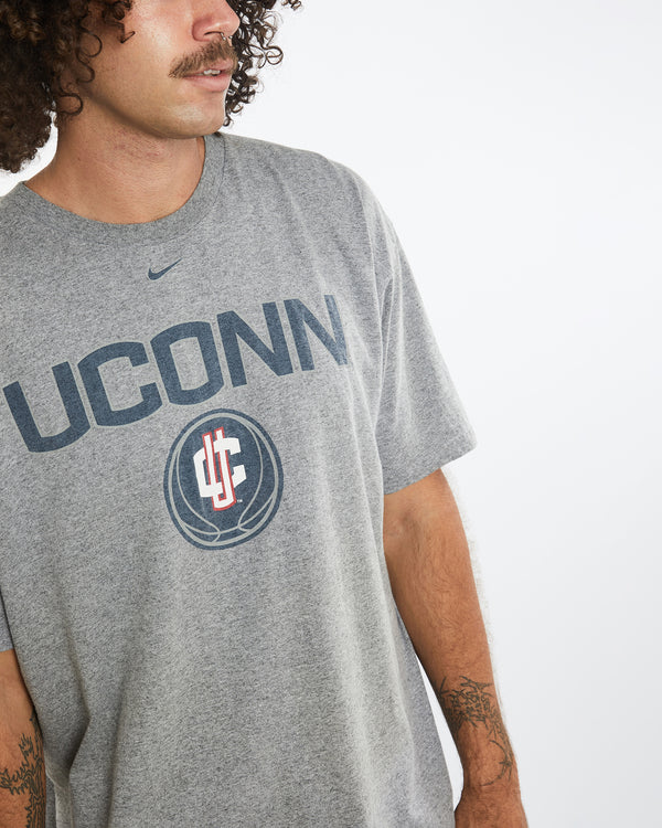 Vintage Nike NCAA UConn Huskies Basketball Tee <br>XL , The Real Deal , newtown, sydney, australia, thrift store, opshop, preloved, secondhand, sustainable, retro, antique, 70s, 80s, 90s, 2000s, 00s, fashion, clothing, streetwear, trendy, garment, style, boutique, store, shop, archive, sale, cheap, best, top