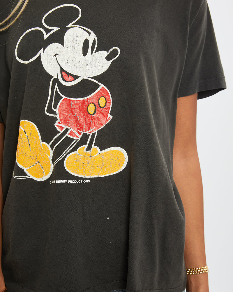 Vintage 80s Disney Mickey Mouse Tee <br>XS , The Real Deal , newtown, sydney, australia, thrift store, opshop, preloved, secondhand, sustainable, retro, antique, 70s, 80s, 90s, 2000s, 00s, fashion, clothing, streetwear, trendy, garment, style, boutique, store, shop, archive, sale, cheap, best, top