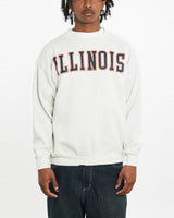 Vintage 90s NCAA University of Illinois Fighting Illini Sweatshirt <br>L , The Real Deal , newtown, sydney, australia, thrift store, opshop, preloved, secondhand, sustainable, retro, antique, 70s, 80s, 90s, 2000s, 00s, fashion, clothing, streetwear, trendy, garment, style, boutique, store, shop, archive, sale, cheap, best, top