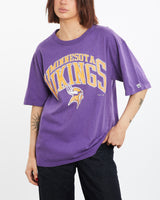 Vintage 90s NFL Minnesota Vikings Tee <br>L , The Real Deal , newtown, sydney, australia, thrift store, opshop, preloved, secondhand, sustainable, retro, antique, 70s, 80s, 90s, 2000s, 00s, fashion, clothing, streetwear, trendy, garment, style, boutique, store, shop, archive, sale, cheap, best, top