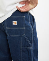 Vintage Carhartt Denim Carpenter Pants <br>34" , The Real Deal , newtown, sydney, australia, thrift store, opshop, preloved, secondhand, sustainable, retro, antique, 70s, 80s, 90s, 2000s, 00s, fashion, clothing, streetwear, trendy, garment, style, boutique, store, shop, archive, sale, cheap, best, top