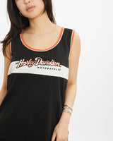 Vintage Harley Davidson Tank <br>S , The Real Deal , newtown, sydney, australia, thrift store, opshop, preloved, secondhand, sustainable, retro, antique, 70s, 80s, 90s, 2000s, 00s, fashion, clothing, streetwear, trendy, garment, style, boutique, store, shop, archive, sale, cheap, best, top