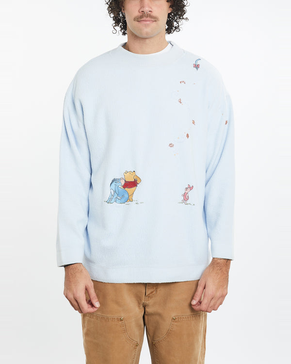 Vintage Disney Winnie The Pooh Fleece Sweatshirt <br>XL