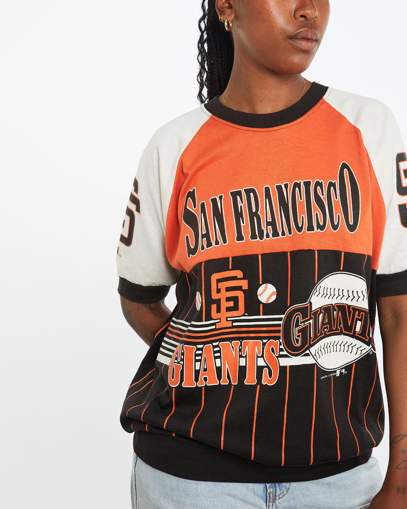 Vintage 1990 MLB San Francisco Giants Jersey Tee <br>M , The Real Deal , newtown, sydney, australia, thrift store, opshop, preloved, secondhand, sustainable, retro, antique, 70s, 80s, 90s, 2000s, 00s, fashion, clothing, streetwear, trendy, garment, style, boutique, store, shop, archive, sale, cheap, best, top