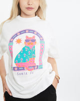 Vintage 1992 Santa Fe Cat Tee <br>S , The Real Deal , newtown, sydney, australia, thrift store, opshop, preloved, secondhand, sustainable, retro, antique, 70s, 80s, 90s, 2000s, 00s, fashion, clothing, streetwear, trendy, garment, style, boutique, store, shop, archive, sale, cheap, best, top