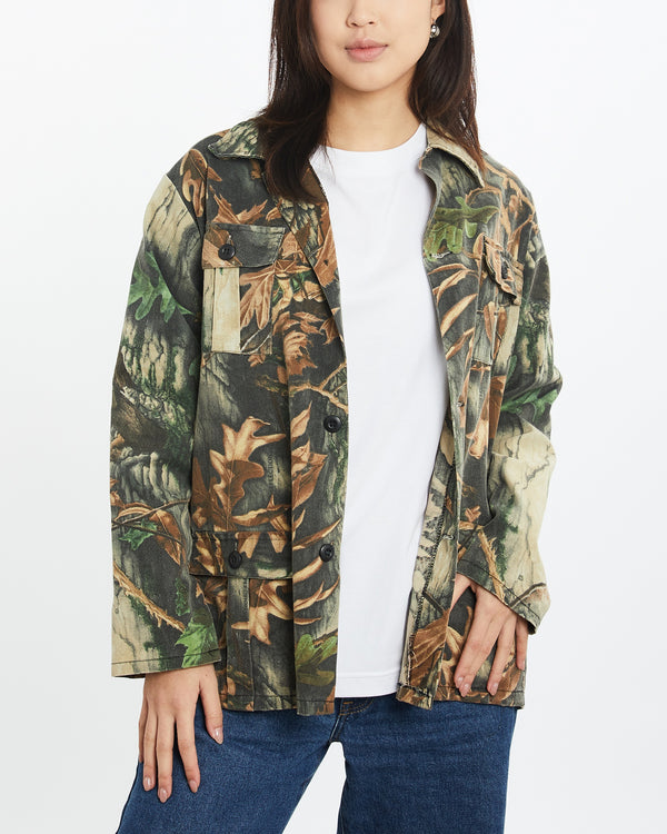 90s Realtree Camo Button Up Jacket  <br>S