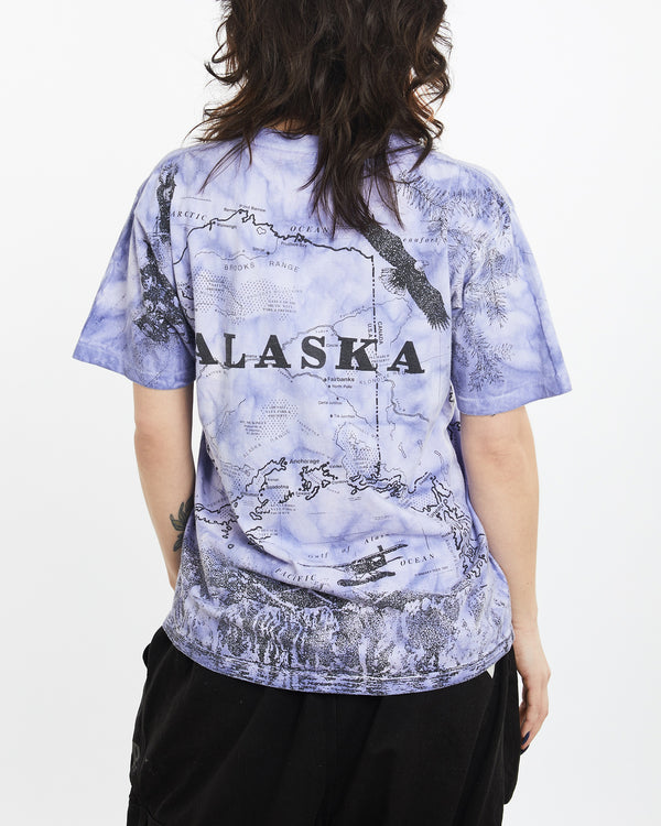 Vintage 1992 Alaska 'All Over Print' Wildlife Tee <br>M