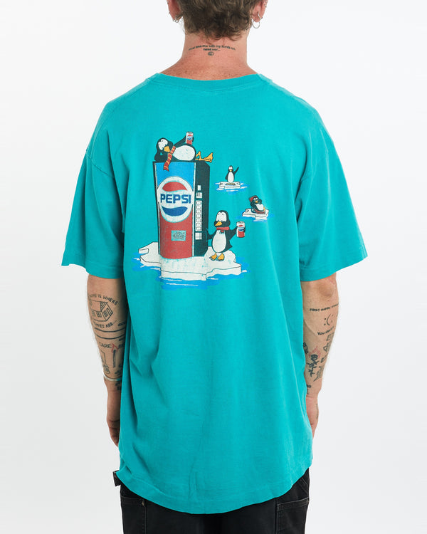 Vintage 90s Pepsi Cola Penguin Tee <br>L , The Real Deal , newtown, sydney, australia, thrift store, opshop, preloved, secondhand, sustainable, retro, antique, 70s, 80s, 90s, 2000s, 00s, fashion, clothing, streetwear, trendy, garment, style, boutique, store, shop, archive, sale, cheap, best, top