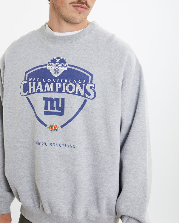 Vintage NFL New York Giants Sweatshirt <br>XL , The Real Deal , newtown, sydney, australia, thrift store, opshop, preloved, secondhand, sustainable, retro, antique, 70s, 80s, 90s, 2000s, 00s, fashion, clothing, streetwear, trendy, garment, style, boutique, store, shop, archive, sale, cheap, best, top