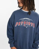 Vintage NFL New England Patriots Sweatshirt <br>L , The Real Deal , newtown, sydney, australia, thrift store, opshop, preloved, secondhand, sustainable, retro, antique, 70s, 80s, 90s, 2000s, 00s, fashion, clothing, streetwear, trendy, garment, style, boutique, store, shop, archive, sale, cheap, best, top