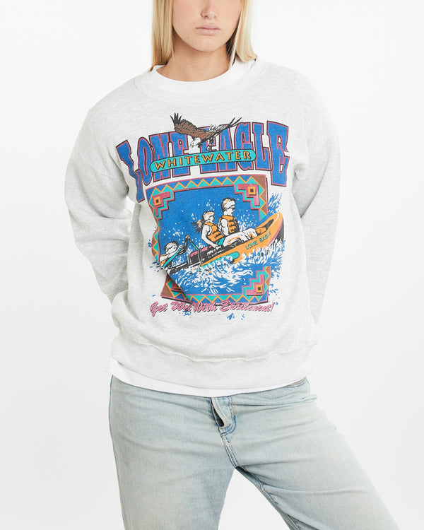 Vintage 90s Lone Eagle Whitewater Sweatshirt <br>M