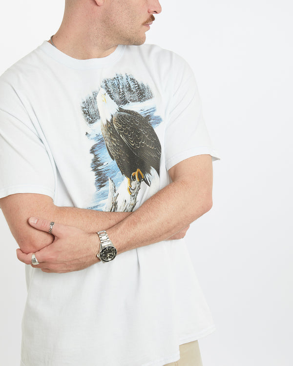 Vintage 1998 Eagle Wildlife Tee <br>L , The Real Deal , newtown, sydney, australia, thrift store, opshop, preloved, secondhand, sustainable, retro, antique, 70s, 80s, 90s, 2000s, 00s, fashion, clothing, streetwear, trendy, garment, style, boutique, store, shop, archive, sale, cheap, best, top