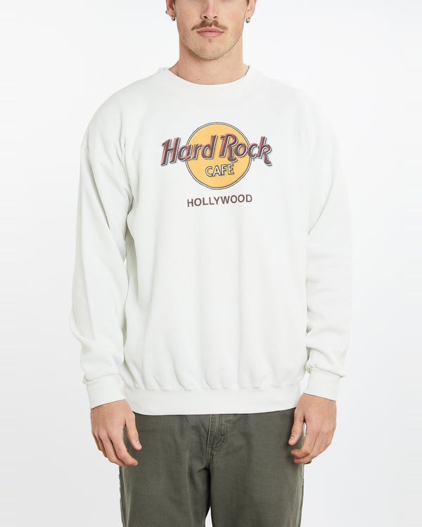 Vintage 90s Hard Rock Cafe Sweatshirt <br>XL , The Real Deal , newtown, sydney, australia, thrift store, opshop, preloved, secondhand, sustainable, retro, antique, 70s, 80s, 90s, 2000s, 00s, fashion, clothing, streetwear, trendy, garment, style, boutique, store, shop, archive, sale, cheap, best, top