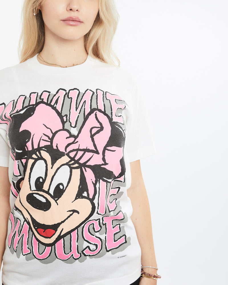 Vintage 90s Disney Minnie Mouse Tee <br>XS , The Real Deal , newtown, sydney, australia, thrift store, opshop, preloved, secondhand, sustainable, retro, antique, 70s, 80s, 90s, 2000s, 00s, fashion, clothing, streetwear, trendy, garment, style, boutique, store, shop, archive, sale, cheap, best, top