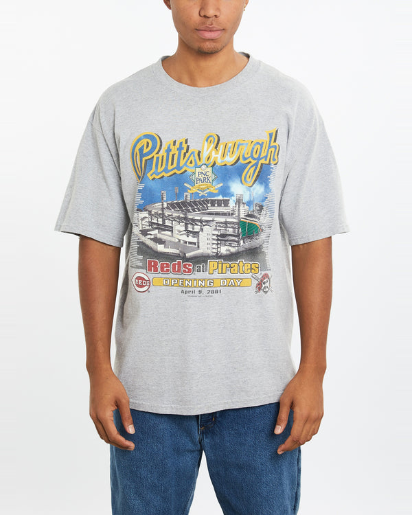 Vintage MLB Reds vs Pirates Tee <br>XL