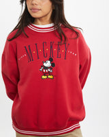 Vintage 90s Disney Mickey Mouse Sweatshirt <br>XS , The Real Deal , newtown, sydney, australia, thrift store, opshop, preloved, secondhand, sustainable, retro, antique, 70s, 80s, 90s, 2000s, 00s, fashion, clothing, streetwear, trendy, garment, style, boutique, store, shop, archive, sale, cheap, best, top