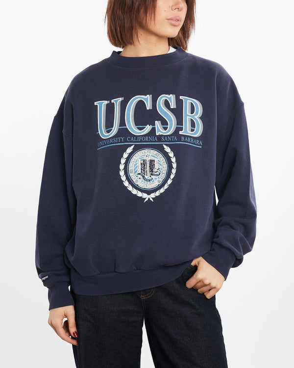 Vintage 90s University of California, Santa Barbara Sweatshirt <br>M , The Real Deal , newtown, sydney, australia, thrift store, opshop, preloved, secondhand, sustainable, retro, antique, 70s, 80s, 90s, 2000s, 00s, fashion, clothing, streetwear, trendy, garment, style, boutique, store, shop, archive, sale, cheap, best, top