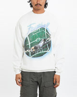 Vintage 90s Football Sweatshirt <br>L