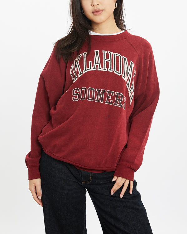 Vintage 80s NCAA Oklahoma Sooners Sweatshirt <br>S , The Real Deal , newtown, sydney, australia, thrift store, opshop, preloved, secondhand, sustainable, retro, antique, 70s, 80s, 90s, 2000s, 00s, fashion, clothing, streetwear, trendy, garment, style, boutique, store, shop, archive, sale, cheap, best, top