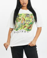 Vintage 90s Primates of Borneo Wildlife Tee <br>S