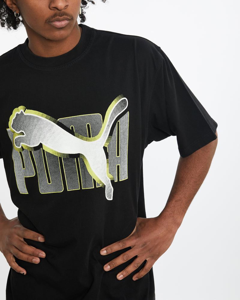 Vintage 90s Puma Tee <br>L , The Real Deal , newtown, sydney, australia, thrift store, opshop, preloved, secondhand, sustainable, retro, antique, 70s, 80s, 90s, 2000s, 00s, fashion, clothing, streetwear, trendy, garment, style, boutique, store, shop, archive, sale, cheap, best, top